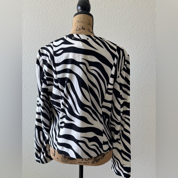 Sandro Zebra Print Blazer - Picture 2 of 5